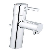 GROHE Concetto - Páková umývadlová batéria, veľkosť S, chróm 2338010E