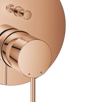 GROHE Essence - Páková batéria s 2-smerovým prepínačom, Warm Sunset 24058DA1