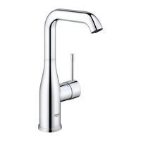 GROHE Essence - Páková umývadlová batéria bez odtokovej súpravy, veľkosť L, chróm 23541001