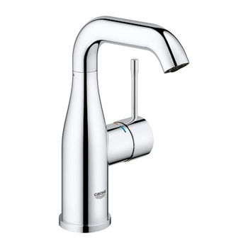 GROHE Essence - Páková umývadlová batéria bez odtokovej súpravy, veľkosť M, chróm 23463001