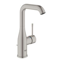 GROHE Essence - Páková umývadlová batéria, veľkosť L, supersteel 32628DC1