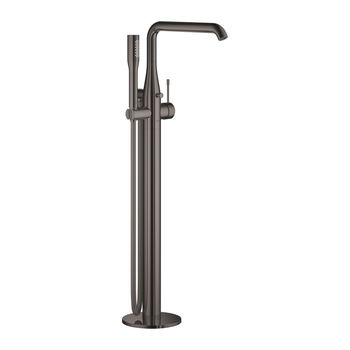 GROHE Essence - Páková vaňová batéria, montáž do podlahy, Hard Graphite 23491A01