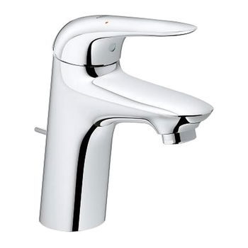 GROHE Eurostyle - Páková umývadlová batéria s odtokovou garnitúrou, veľkosť S, chróm 23707003