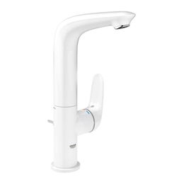 GROHE Eurostyle - Páková umývadlová batéria, veľkosť L, biela/chróm 23718LS3