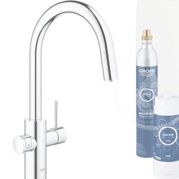 GROHE GROHE - Blue Home Drezová batéria Connected, s chladiacim zariadením a filtráciou, chróm 31541000