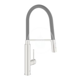 GROHE GROHE - Concetto Drezová batéria s flexibilným ramenom a prepínačom, supersteel 31491DC0