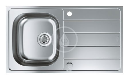 GROHE GROHE - Dřezy Drez K200, 860x500 mm, kefovaná nerezová 31552SD1