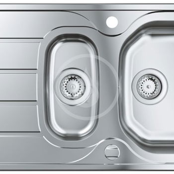 GROHE GROHE - Dřezy Drez K200, 965x500 mm, kefovaná nerezová 31564SD1