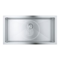 GROHE GROHE - Dřezy Drez K700 s odtokom, 864x464 mm, kefovaná nerezová 31580SD1