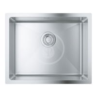 GROHE GROHE - Dřezy Drez K700U, 540x440 mm, kefovaná nerezová 31574SD1