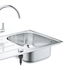 GROHE GROHE - Dřezy Set drezu K200 a batérie BauEdge, kefovaná nerezová/chróm 31562SD1