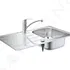 GROHE GROHE - Dřezy Set drezu K200 a batérie Eurosmart, kefovaná nerezová/chróm 31565SD1