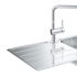 GROHE GROHE - Dřezy Set drezu K500 a batérie Minta, kefovaná nerezová/chróm 31573SD1