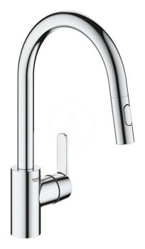 GROHE GROHE - Get Drezová batéria s výsuvnou spŕškou, chróm 31484001