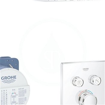 GROHE GROHE - Grohtherm SmartControl Sprchový set Perfect s podomietkovým termostatom, 2 prúdy, chróm 34742000