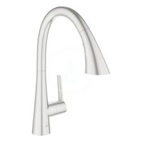 GROHE GROHE - Zedra Drezová batéria s výsuvnou spŕškou, supersteel 32294DC2