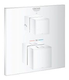 GROHE - Grohtherm Cube Termostatická batéria pod omietku na 2 spotrebiče, chróm 24154000