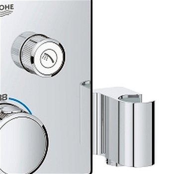 GROHE Grohtherm Smart Control - Termostat pod omietku pre dva spotrebiče s integrovaným držiakom sprchy, chróm 29125000