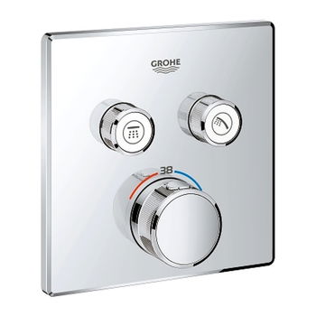 GROHE Grohtherm Smart Control - Termostat pre podomietkovú inštaláciu s 2 ventilmi, chróm, 29124000