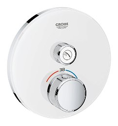 GROHE Grohtherm SmartControl - Termostat pod omietku s jedným ventilom, mesačná biela 29150LS0