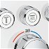 GROHE Grohtherm SmartControl - Termostat pre podomietkovú inštaláciu s 3 ventilmi, mesačná biela 29904LS0