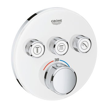 GROHE Grohtherm SmartControl - Termostat pre podomietkovú inštaláciu s 3 ventilmi, mesačná biela 29904LS0