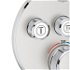 GROHE Grotherm SmartControl - Termostat pre podomietkovú inštaláciu s 3 ventilmi, supersteel 29121DC0