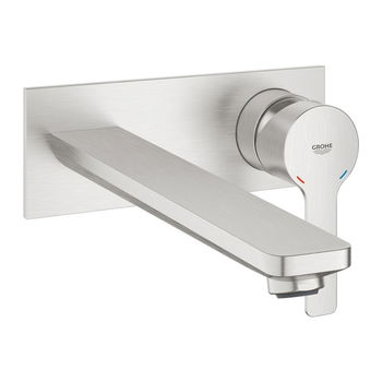 GROHE Lineare - Umývadlová 2-otvorová batéria, veľkosť L, supersteel 23444DC1