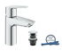 GROHE - QuickFix Start Umývadlová batéria s výpustom Push-Open, studený štart, chróm 23551002