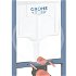 GROHE - Rapid SL Predstenový inštalačný prvok na závesné WC, nádržka GD2, tlačidlo Skate Air, alpská biela 38722001