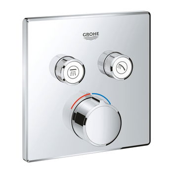 GROHE SmartControl - Krytka podomietkovej batérie s 2 ventilmi, chróm 29148000