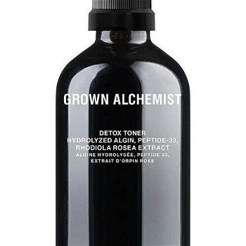 Grown Alchemist Detox ikačné tonikum Hydrolyzed Algin, Peptide - 33, Rhodiola Rosea Extract ( Detox Toner) 100 ml -ZĽAVA - poškodený obal