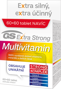 GS Extra Strong Multivitamín 60+60 tabliet