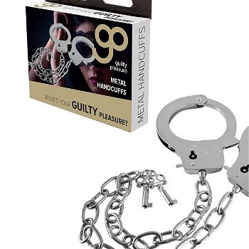 Guilty Pleasure Metal Handcuffs erotické putá