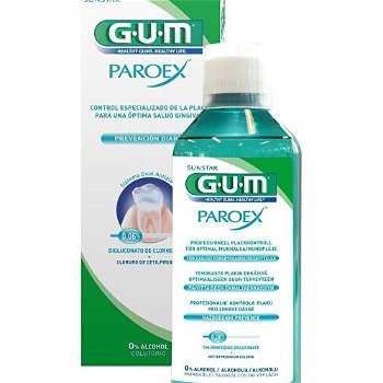 GUM Ústna voda Paroex (CHX 0,06%) 500 ml