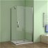H K - Obdĺžnikový sprchovací kút MELODY 80x76 cm so zalamovacími dverami SE-MELODYB88076