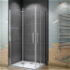 H K - Obdĺžnikový sprchovací kút SOLO R910, 90x100 cm so zalamovacími dverami, rohový vstup vrátane sprchovej vaničky z liateho mramoru SE-SOLOR910/THOR-10090