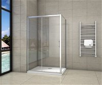 H K - Obdĺžnikový sprchovací kút SYMPHONY 110x80 cm s posuvnými dverami vrátane sprchovej vaničky z liateho mramoru SE-SYMPHONY11080 / ROCKY-11080