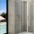 H K - Štvrťkruhový sprchovací kút SYMPHONY S4 90 cm s dvojdielnymi posuvnými dverami SE-SYMPHONYS490