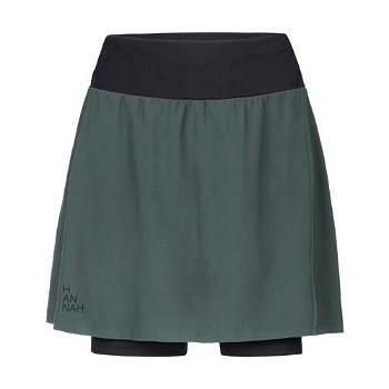 Hannah LIS SKIRT Dámska športová sukňa, tmavo zelená, veľkosť