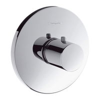 Hansgrohe Ecostat S - Highflow termostatická batéria pod omietku, chróm 15715000