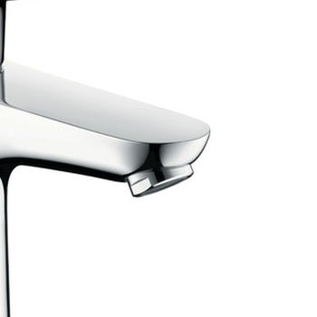 Hansgrohe Focus - Páková umývadlová batéria 100 s predĺženou rukoväťou a odtokovou súpravou s tiahlom, chróm 31911000