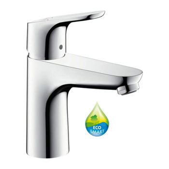 Hansgrohe Focus - Umývadlová batéria 100 s odtokovou súpravou s tiahlom, chróm 31607000