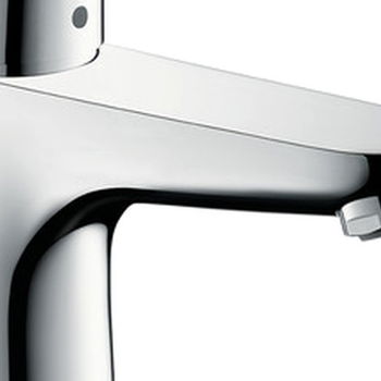 Hansgrohe Focus - Umývadlová batéria stojanková 100 CoolStart s odtokovou súpravou s tiahlom, chróm 31657000