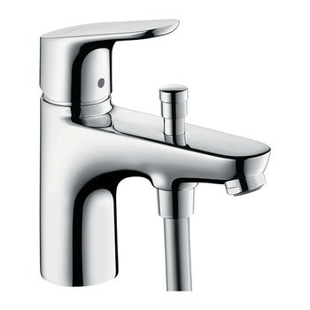 Hansgrohe Focus - Vaňová a sprchová stojanková batéria Monotrou, chróm 31930000