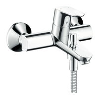 Hansgrohe Focus - Vaňová batéria nástenná, chróm 31940000