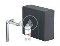 HANSGROHE HANSGROHE - Aqittura M91 Drezová batéria, SodaSystem, sBox, chróm 76837000