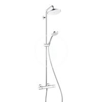 HANSGROHE HANSGROHE - Croma 220 Sprchový set Showerpipe s termostatom, 220 mm, 4 prúdy, chróm 27185000