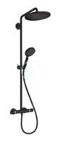 HANSGROHE HANSGROHE - Croma Select S Sprchový set Showerpipe 280 s termostatom, EcoSmart, matná čierna 26891670