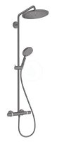 HANSGROHE HANSGROHE - Croma Select S Sprchový set Showerpipe 280 s termostatom, matná čierna 26890670